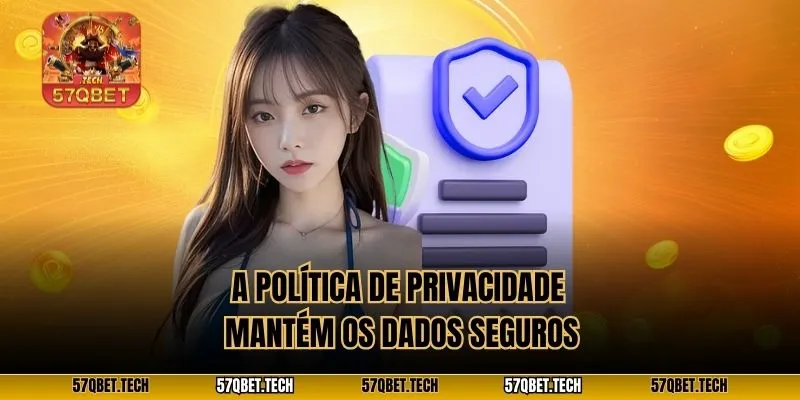 A política de privacidade mantém os dados seguros